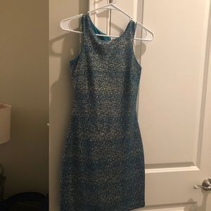 Glittery body con dress